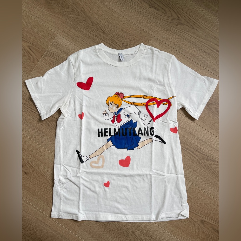 Sailor Moon x Helmut Lang Tee - Sz M